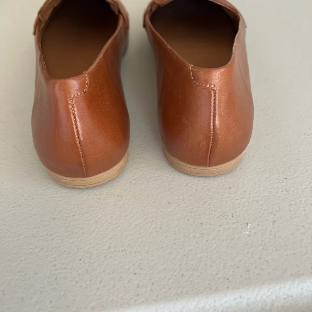 Miz Mooz KEN Leather Loafers, Made in Portugal, Brandy, Women’s EU Size 39 NEW